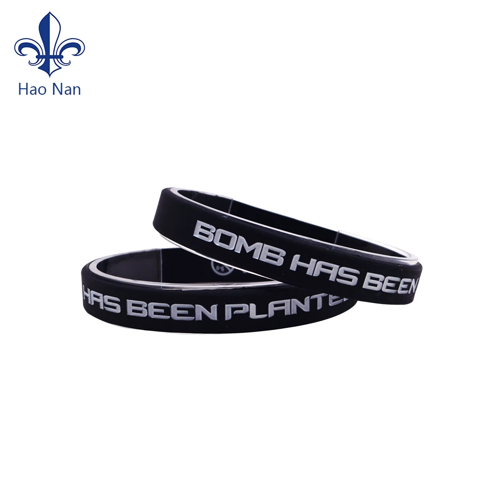 Factory Wholesale Custom Soft Rubber Bracelet Safety Silicone Sports Bracelet Logo Custom Bracelet Wristband