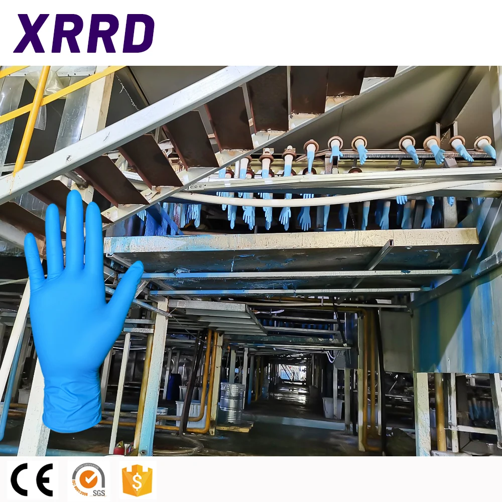Factory Supply Nitrile Coated Work Glove Making Machine, Latex Machine Coating Production Line Hand Gloves White Poly Cotton Lin