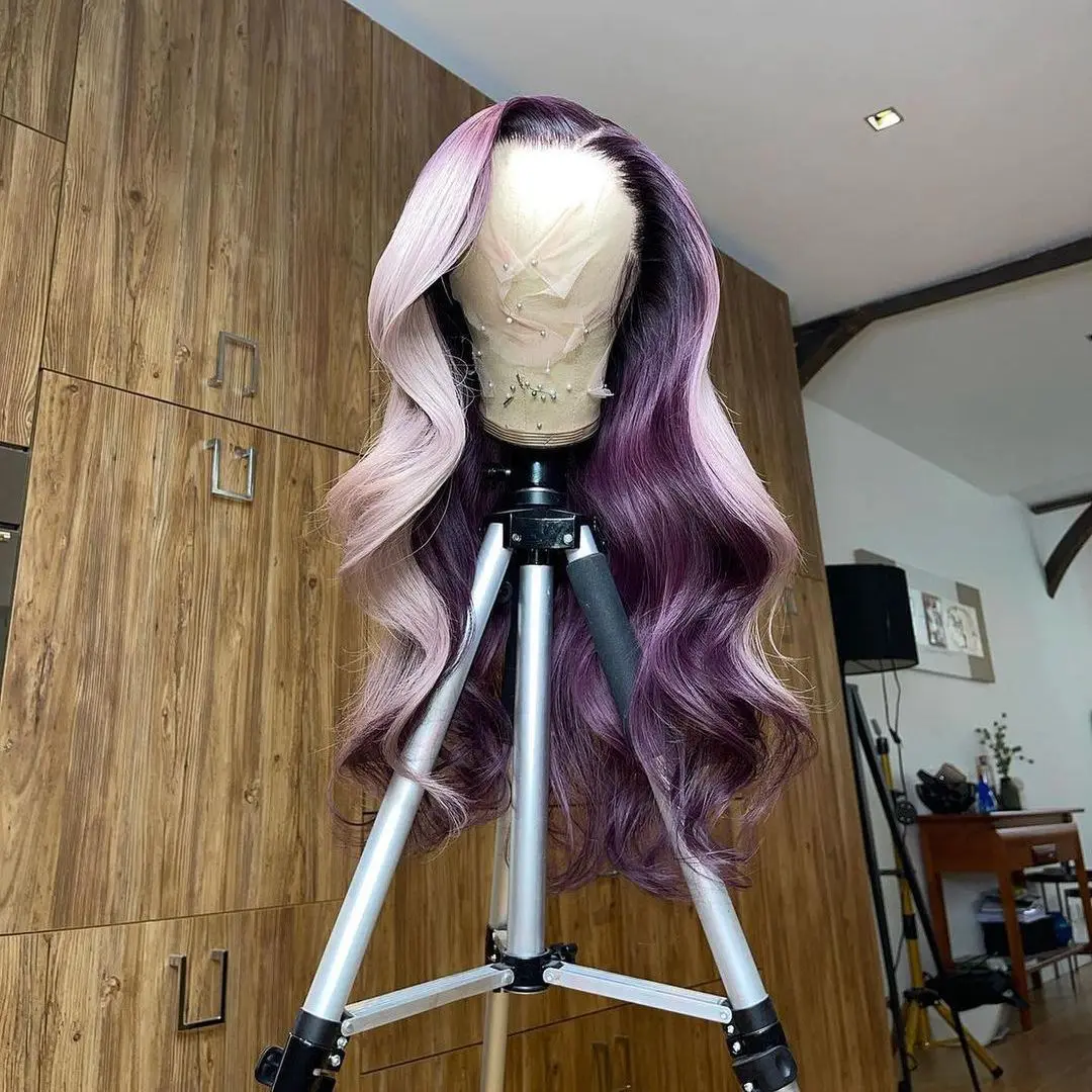 360 HD Lace Frontal Wig 13x6 Transparent Lace Wig Human Hair 30Inch Bone Straight Brazilian Remy Human Hair Wigs For Women