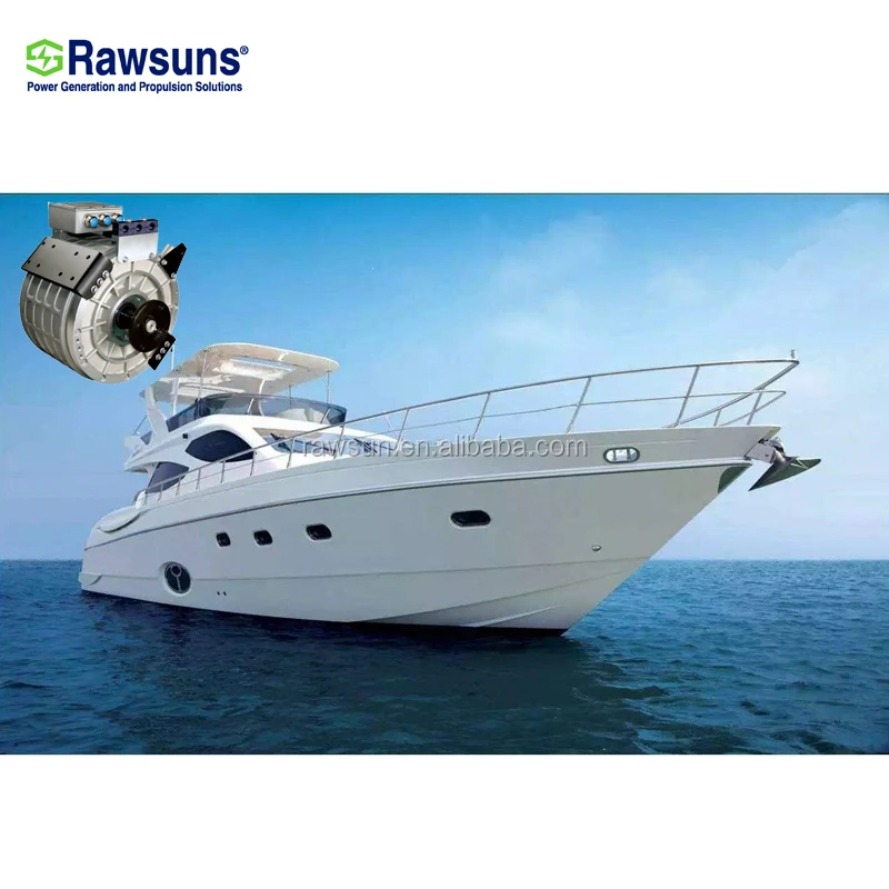 Electric Boat Motor RAD1360 300-500Nm 60-120kW PMSM Conversion Kit for Jet Luxury