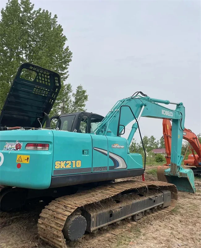 21-тонный экскаватор для землеройной техники гидравлический kobelco sk210 с хорошим качеством отчет о проверке продажи