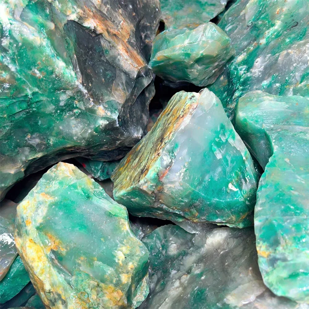 Factory wholesale African jade high quality green jade used for decoration process