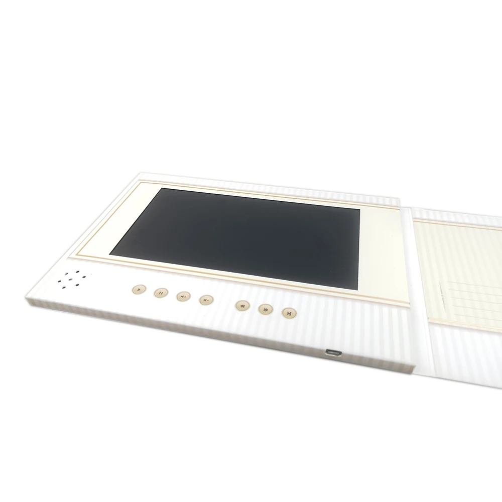 1GB Memory LCD Video Player Mailable Invitation Greeting Card For Business Gift