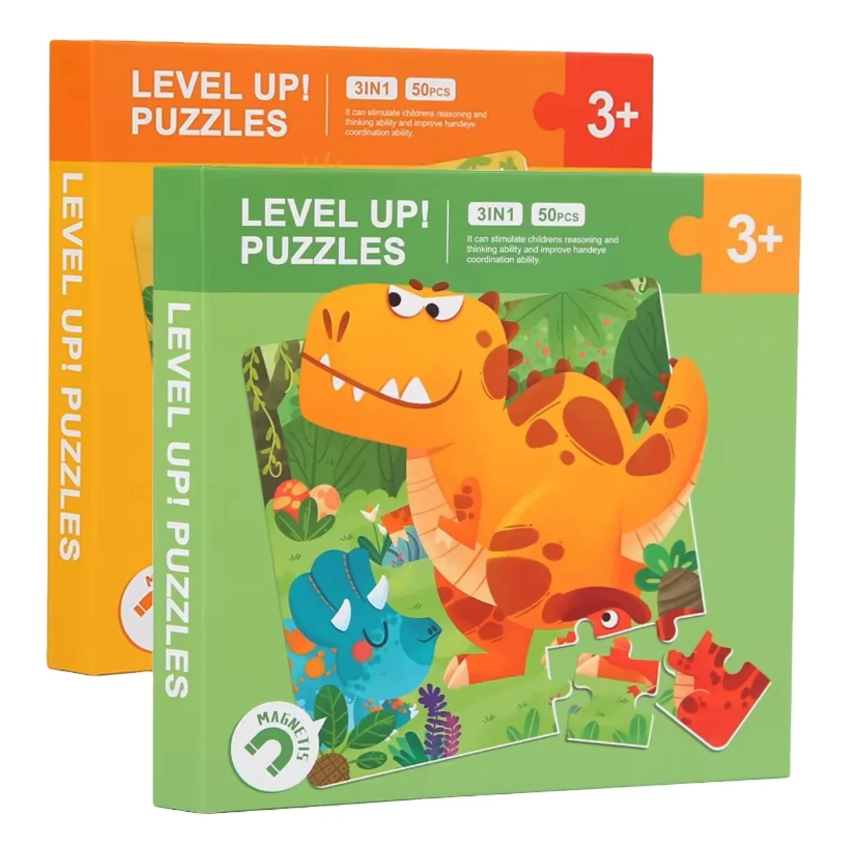 2024 new products wooden Cartoon Animals Learning paper Puzzles toy Montessori early educational enlightenment toys For children
