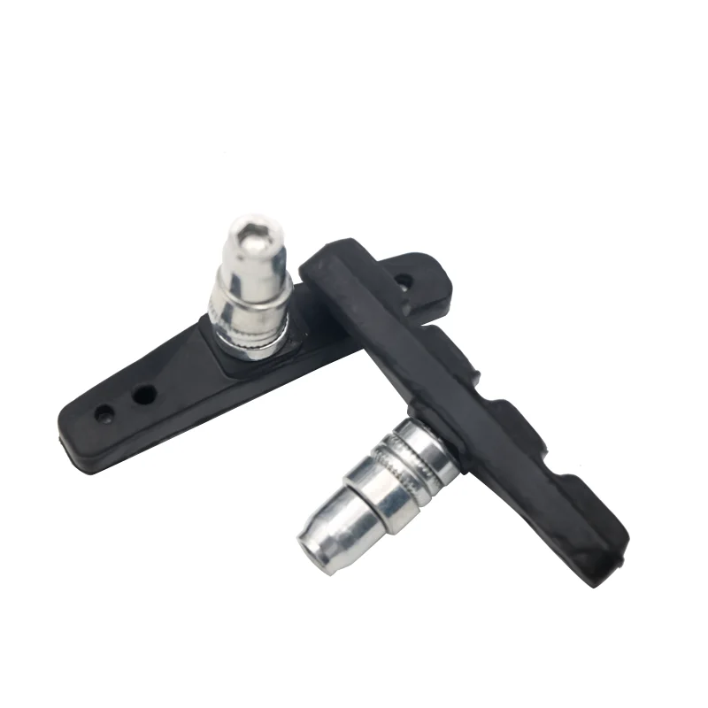Bicycle Rubber Alloy V Brake Pad MTB Road Mountain Bike Replacement Break Block For Outdoor Cycling Sports Riding Accessory