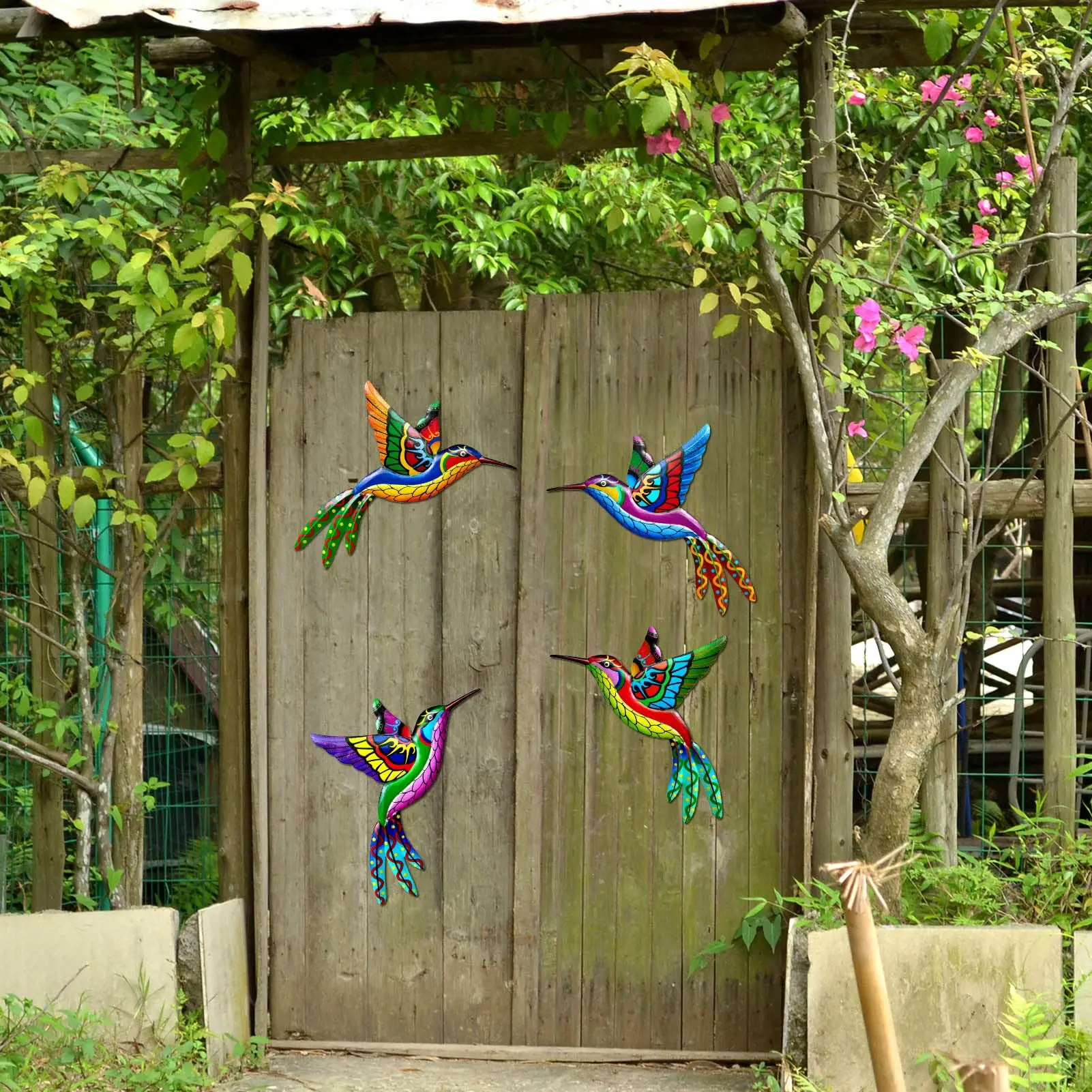 Hot Sale Metal Hummingbird Wall 3D Art Decoration