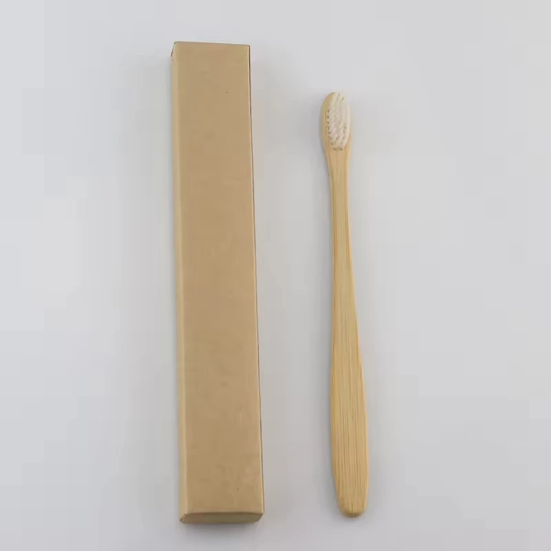 Hot Selling Customized Logo Bamboo Toothbrushes Eco Friendly Biogradble Bamboo Toothbrush For Hotel