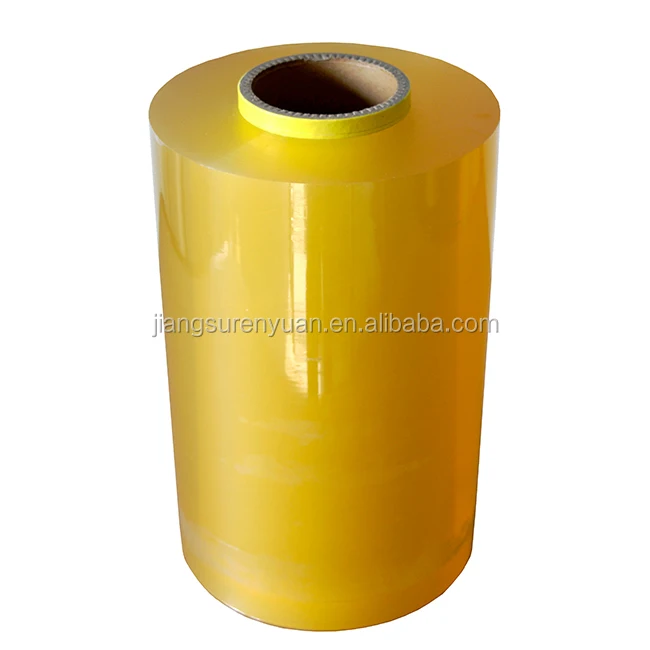 
produce cling wrap since 2006 8.5mic casting process PVC cling film 