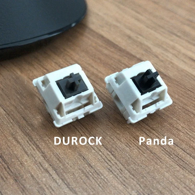 Durock Tactile Switch 67g 62g 65g 78g 55g with Cream Housing Koala Stem Mechanical Switches for DIY Keyboards