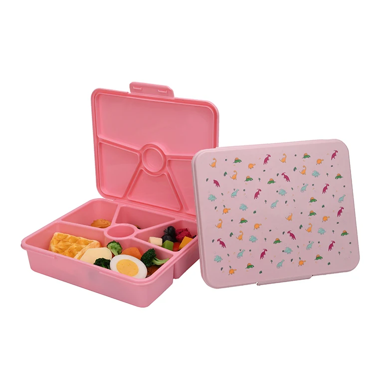 Aohea Custom Colour Microwave Safe Portable Stack Pink Kids  Lunch Picnic Box