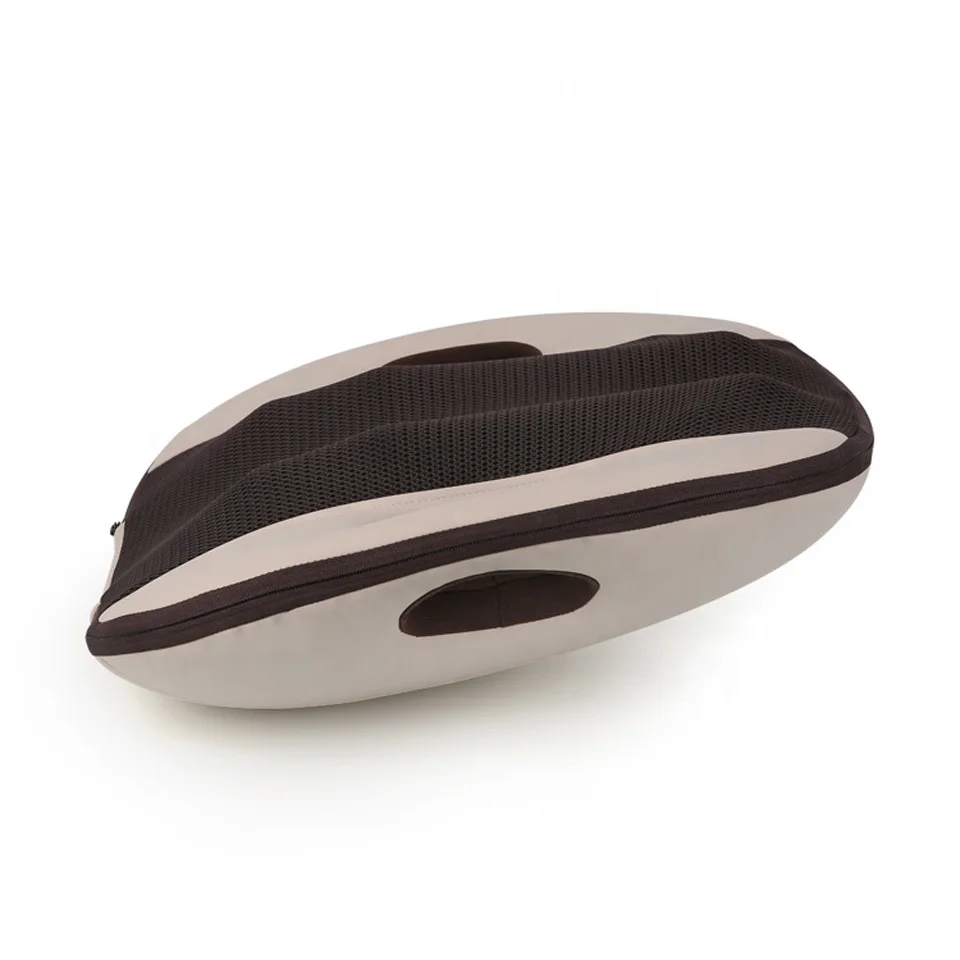 Портативная Вибрирующая шиацу подушка для массажа спины с инфракрасным подогревом для жилета