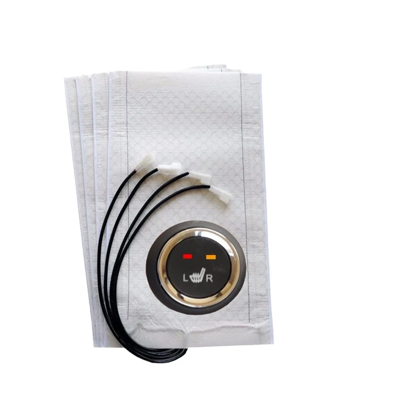 SOJOY 12v carbon fiber car seat heater Insert Heated Seat Heater Kits - 2 Seats