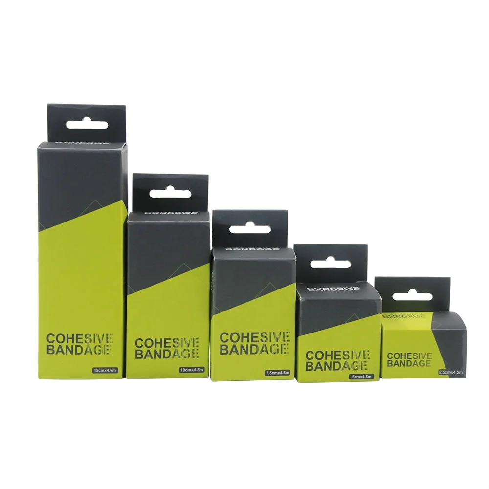 Manufacturer Sport Tape Vet Wrap Self Adhesive Cotton Animal Pet Bandages Non Woven Tattoo Elastic Horse Box Cohesive Bandage