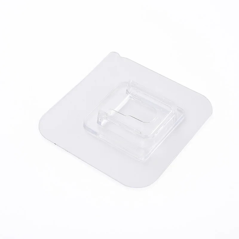 Double-Sided Adhesive Wall Hooks Hanger Strong Transparent Hooks Suction Cup Sucker For Kitchen Bathroom