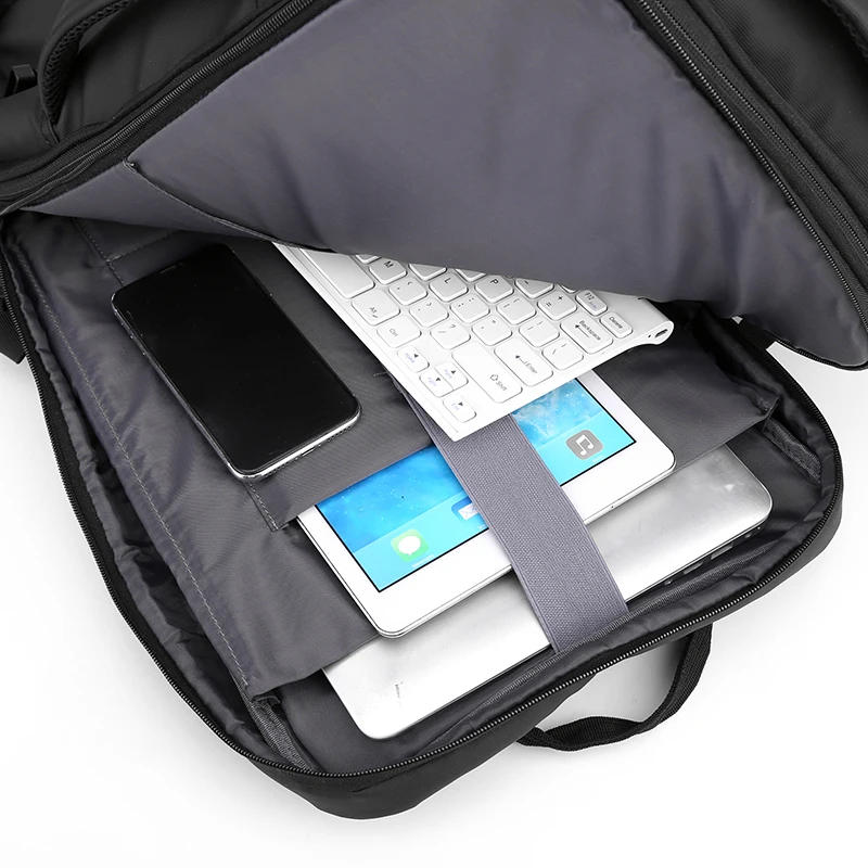 Factory Hot Sell Wholesale USB Nylon Waterproof Travel Custom School Men Backpacks Bag Laptop Backpack