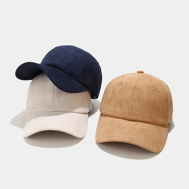 Sewingman 23SM8022 Suede Custom Cap with Logo Summer Hats Manufacture for Adults