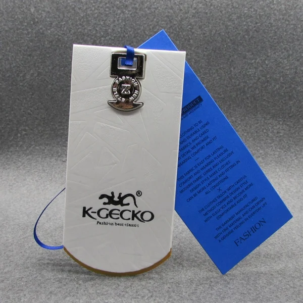 New designed paper hang tags for clothing