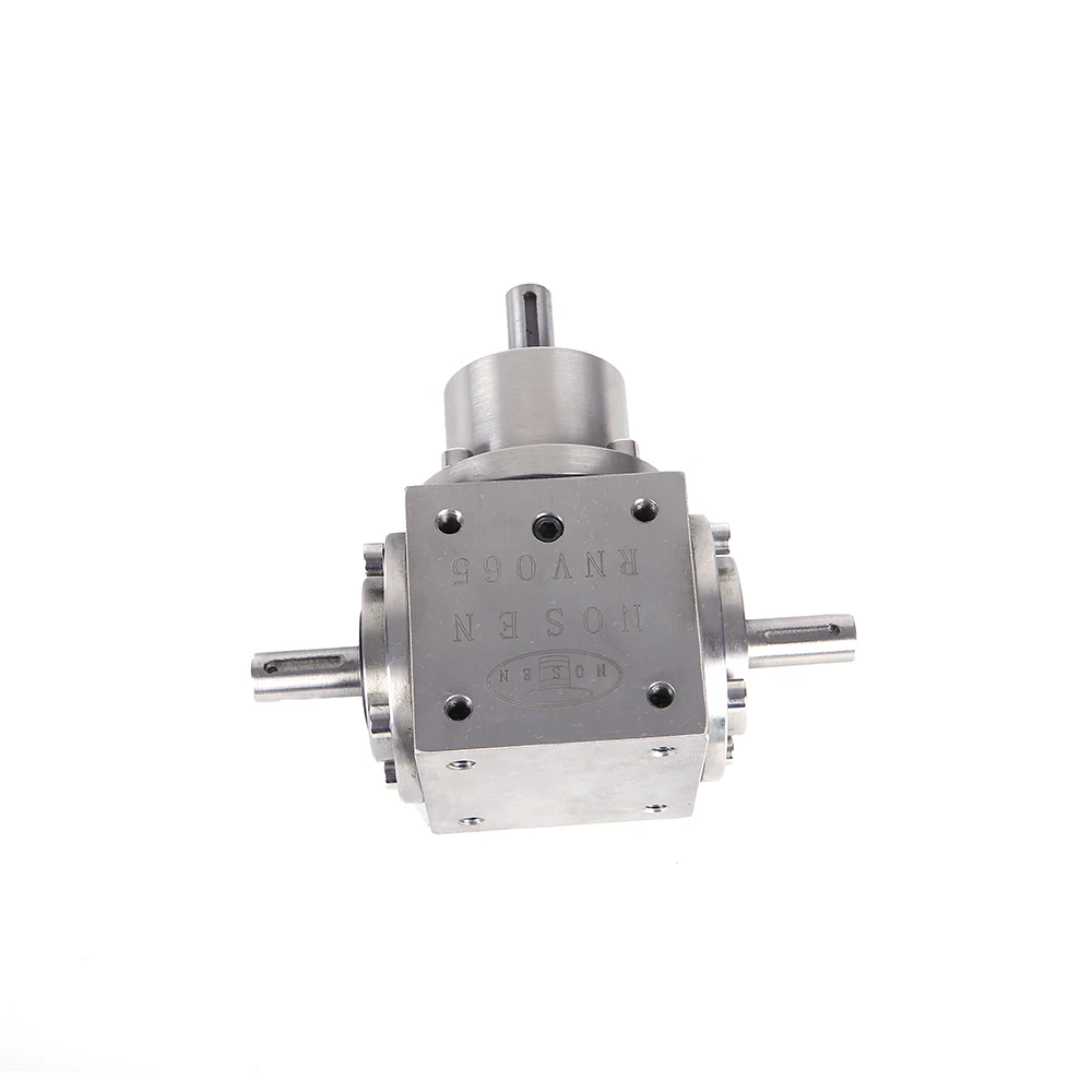 Electric Mini Size 3 Way Spiral Bevel Gearbox With Cheap Price