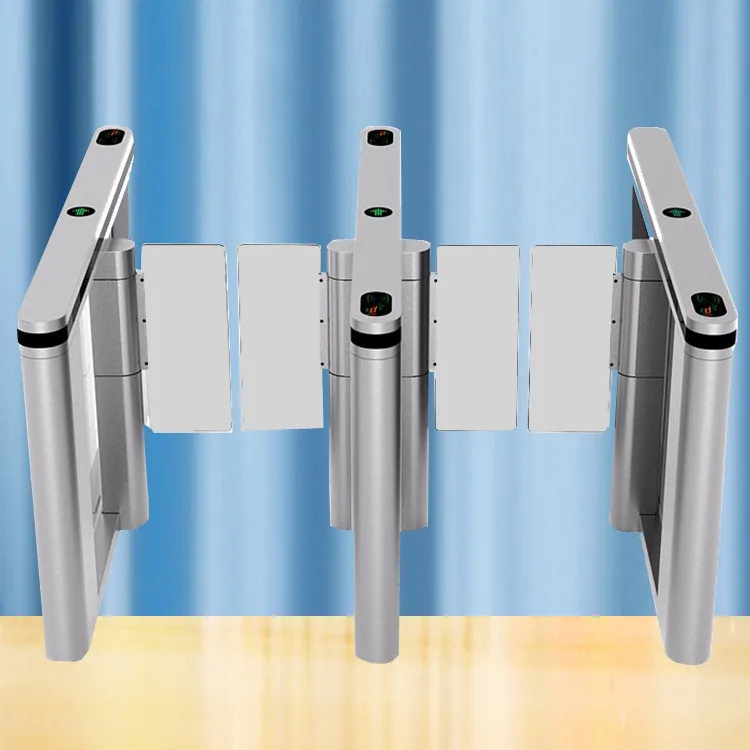 Luxury Automatic optical pedestrian High Speed Lane Turnstile Gate Price Supermarket Office Building Gym community wharf subway