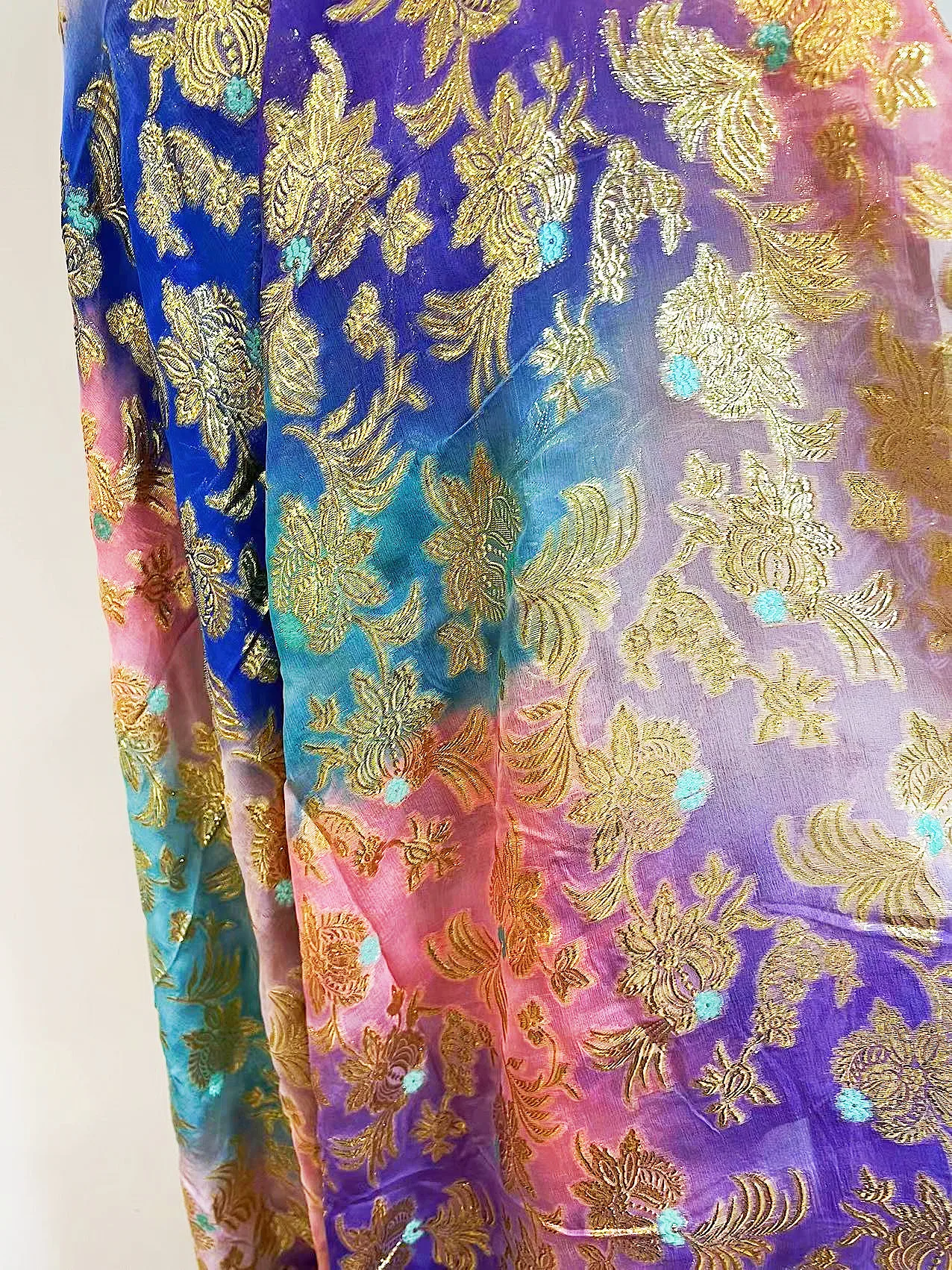 Lurex fabric shiny gold silver wire luxury dress curtain metallic jacquard silk fabric