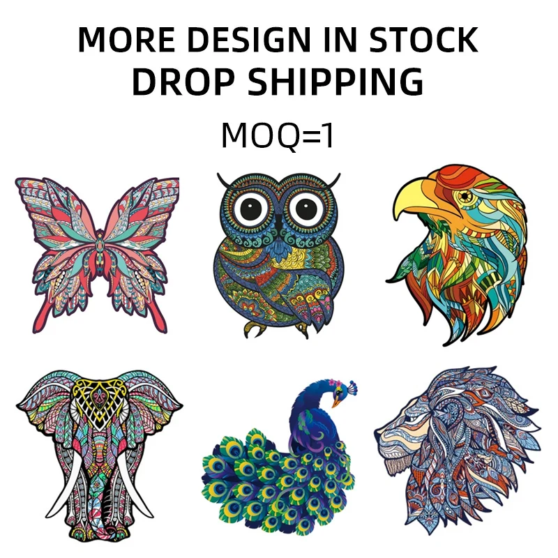 Adult 3d Wood Puzzle for Adult Wood Unique Design Jigsaw Puzzle Wooden Decor Toy White Box Ce Unisex Educational Toy 101~500