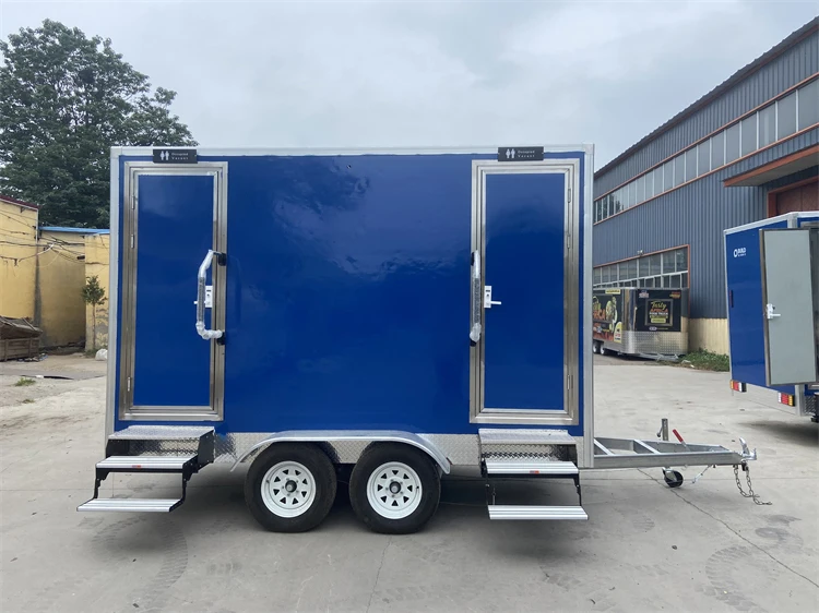 Modern Portable Restroom Trailer With Shower Port a Potty Outdoor Toilets
