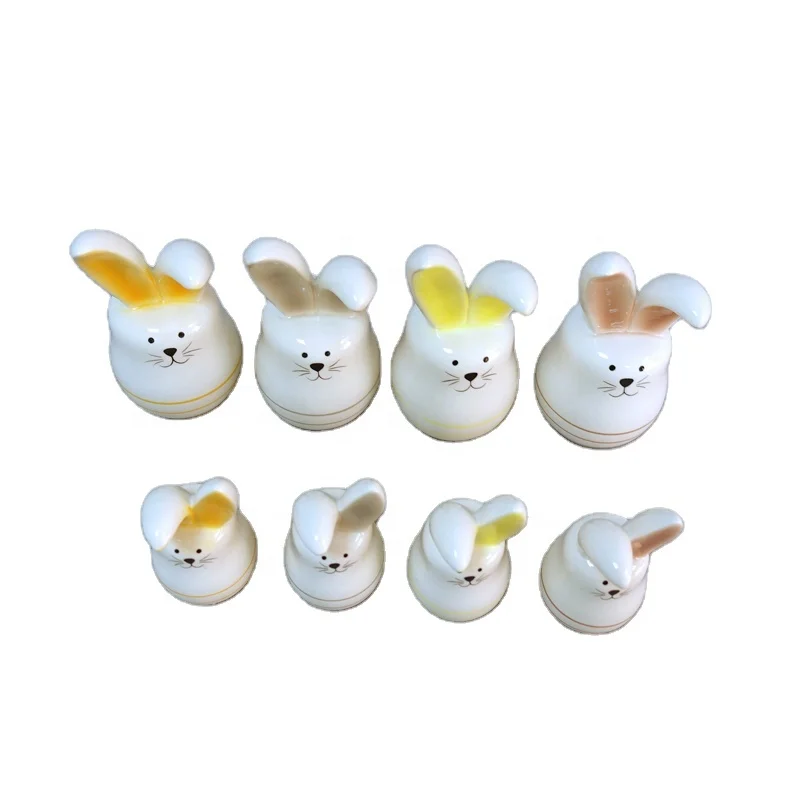 Desktop ceramic decoration home White Ornament