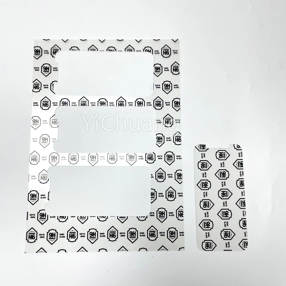 9H Matte Nano Flexible Glass Screen Protector Film PET Laser Cutting Raw Material Roll Film A4 Size Sheet