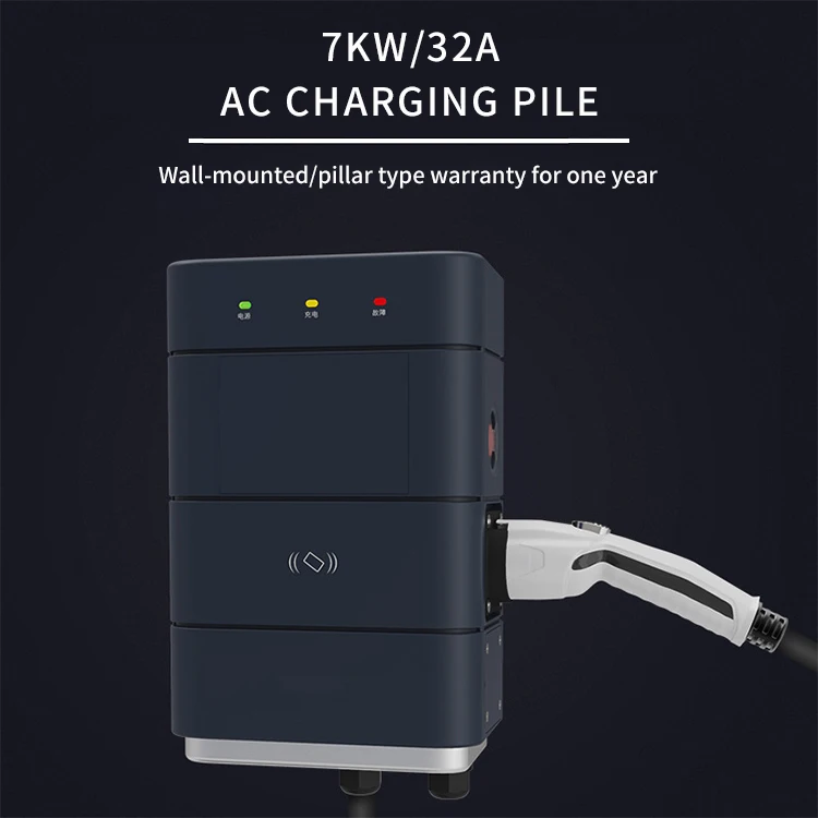 
Fast 14KW Level 2 EV Wall AC Charger Station 220V 7KW Wallbox Portable Car 32A Manufacturers Socket For Home 