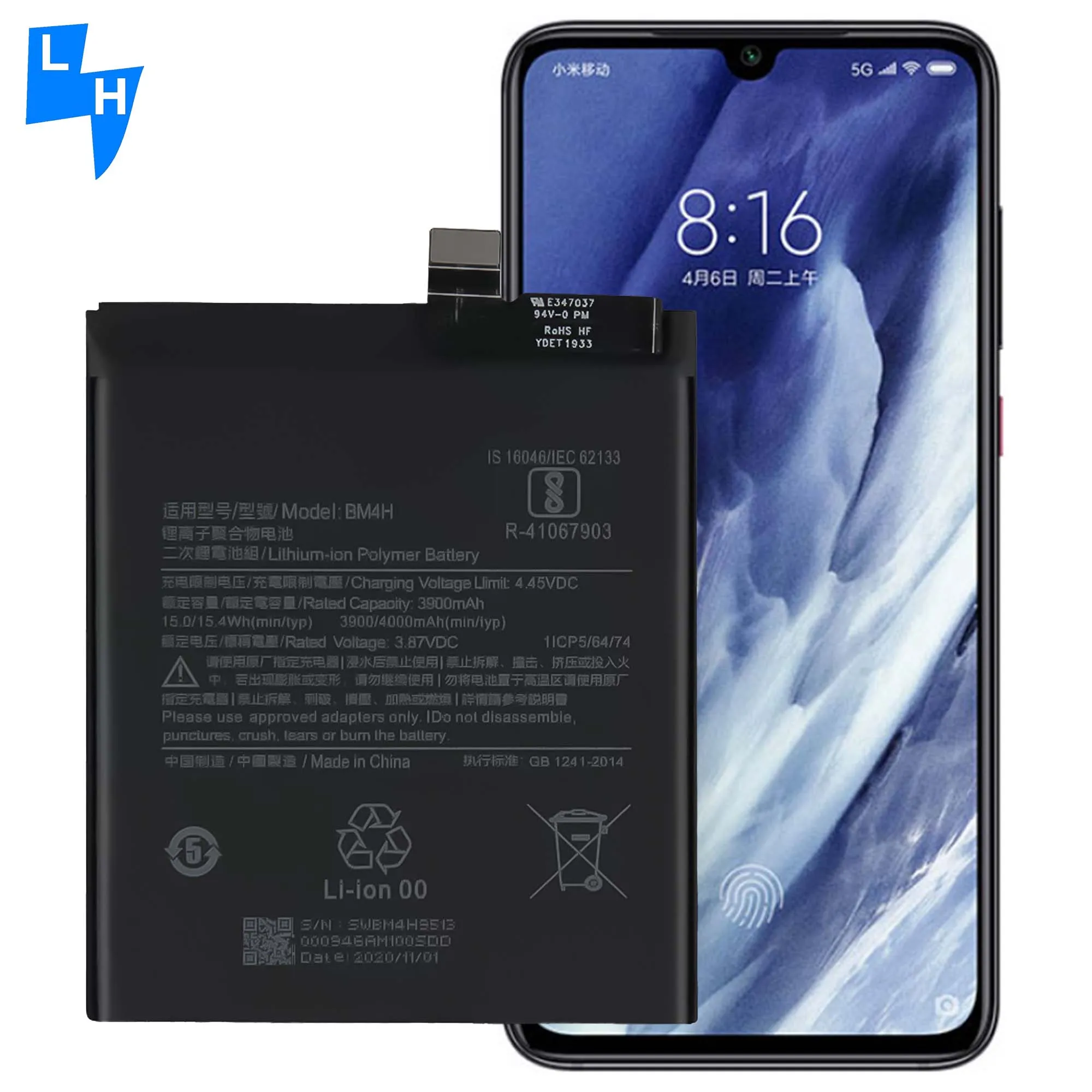 Оригинальный запасной аккумулятор для мобильного телефона BM4H Xiaomi 9Pro 9 Pro батареи 4090 мАч