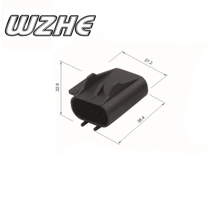 6.5mm Female 2 pin female automotive connector