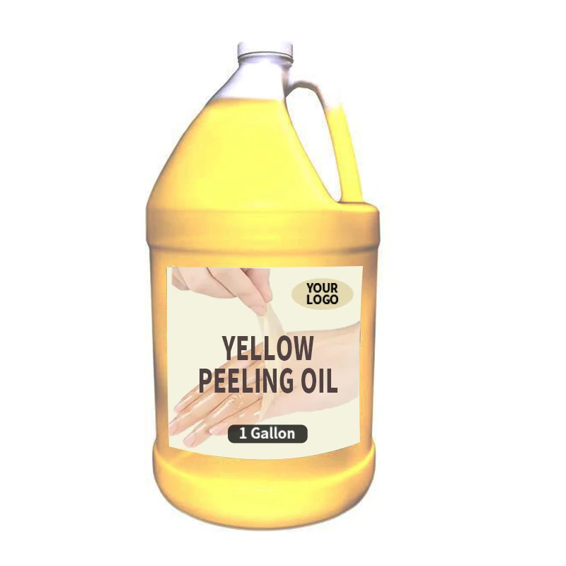 Private Label Extra Strength Yellow Peeling Oil Original Remove Dead Skin Exfoliating Gallon Peeling Oil