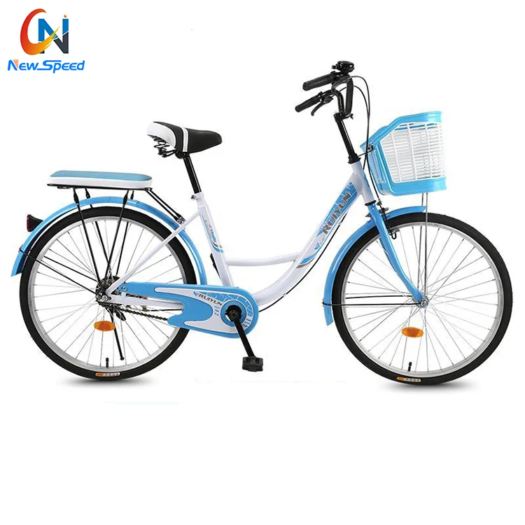 Фабрики Китая классический без свободного хода, одна скорость Дамская Женская городской велосипед с корзиной