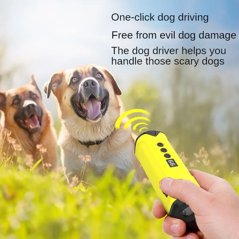 Electric Dog Bark Deterrent Outdoor Sonic Repellent Anti Barking Control Ultrasonic Dog Bark Deterrent Training Device