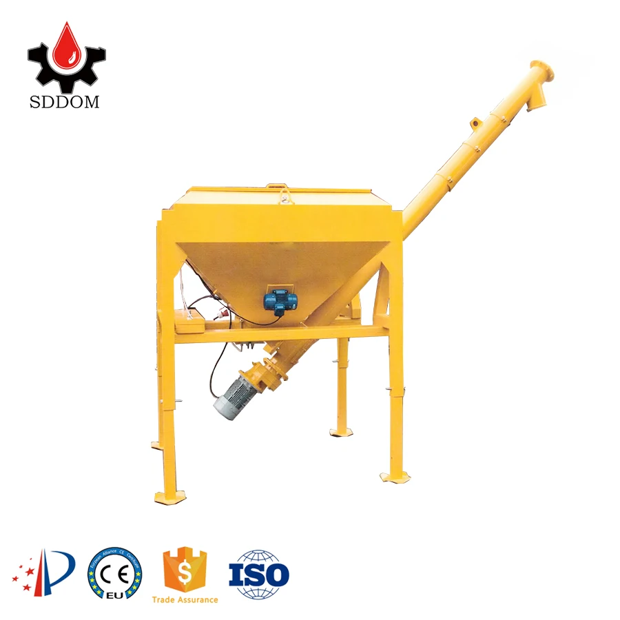 SDDOM brand 5 ton jumbo bag  bulk cement loading machine with cement hopper and screw conveyor silo cement bulk load machine