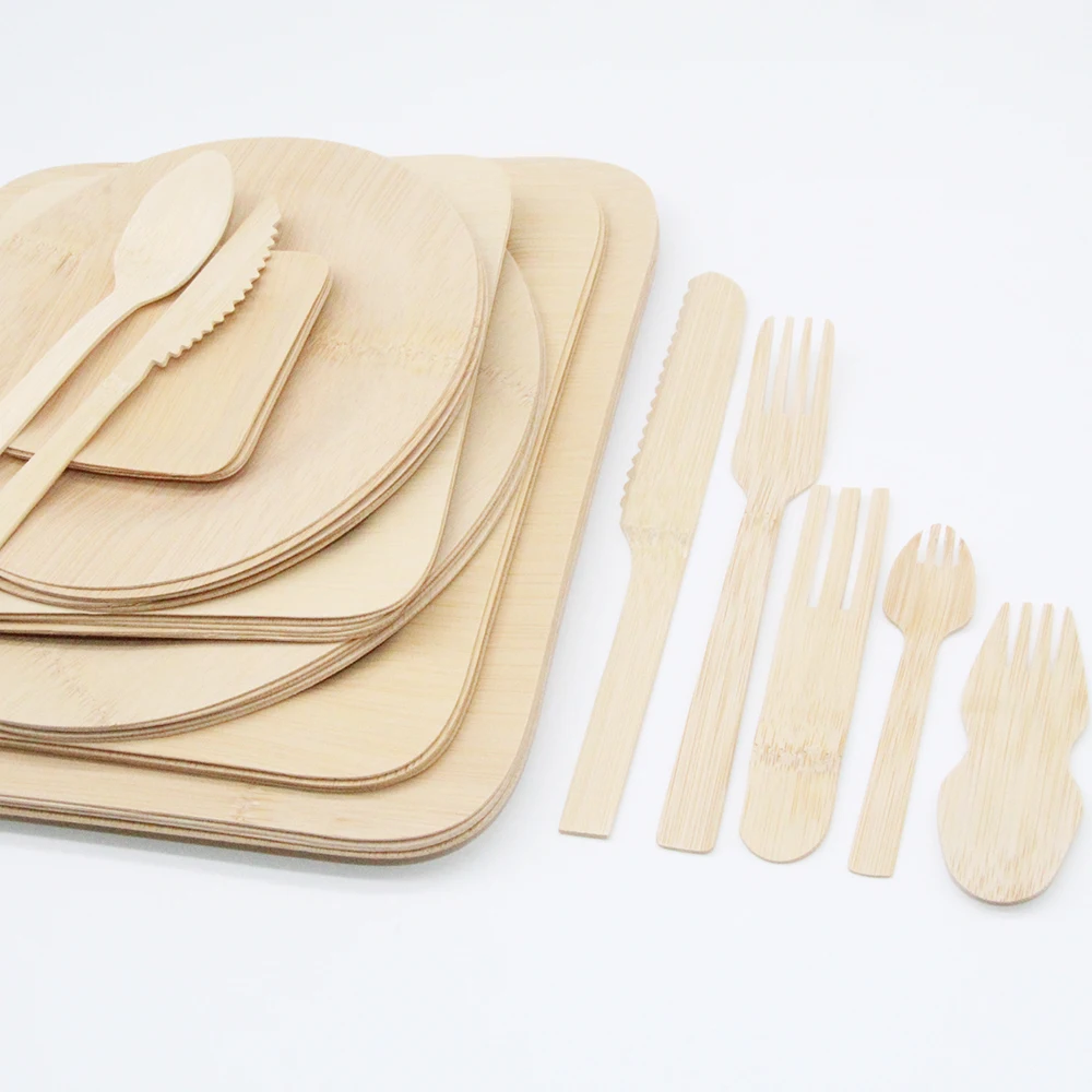 Wholesale Prices Factory bamboo cutlery Disposable Tableware