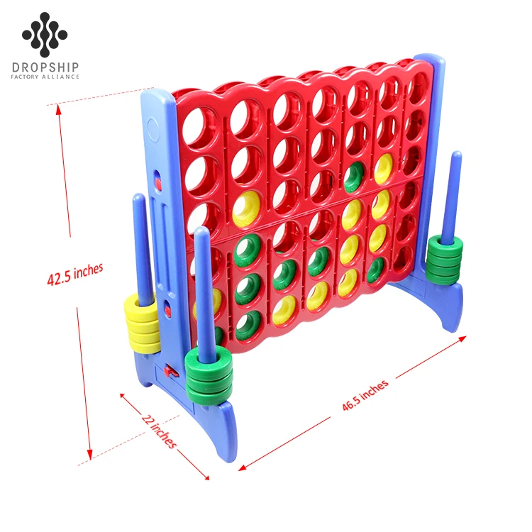 DS-TY1001 amazon hot sale connect 4 strategy board game classic yard games giant  In a row