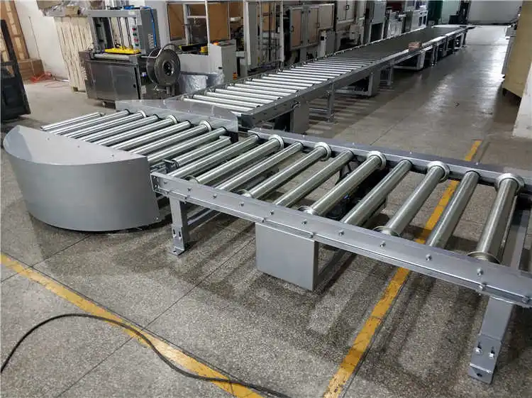Pallet Roller Chain Plate turntable Truck Loading Conveyor