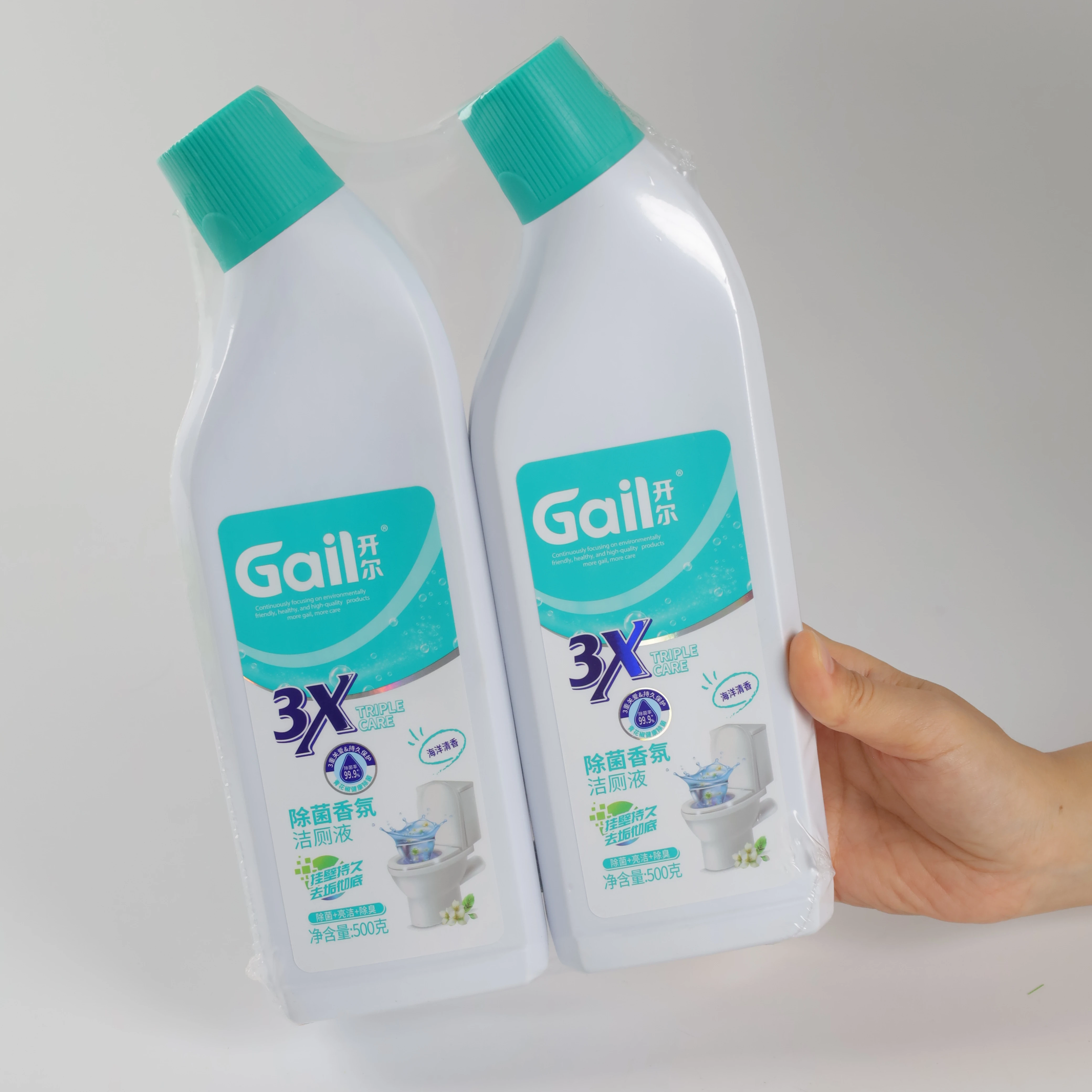 Hot Sale Toilet Cleaner For Toilet Bowl And Bathroom Cleaner Wash Liquid Detergent Clear Blue Liquid Fresh Smell