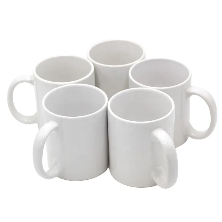 USA Warehouse Sublimation Blank 11oz Ceramic Mug White Sublimation Mugs for Coffee 11oz Mugs Sublimation Ceramic