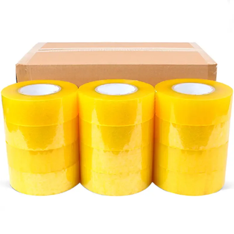 Factory Price Adhesive Jumbo Roll Custom Logo Printed Bopp Packing Tape from guangdong reusable
