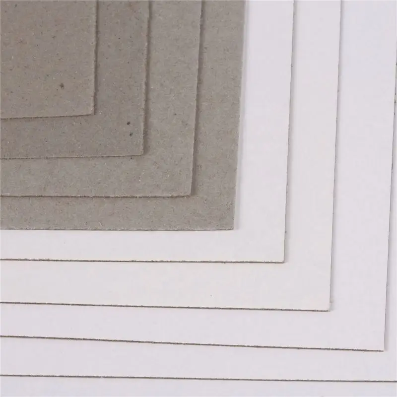 Custom 250gsm 300gsm 350gsm 400gsm Kraft Brown Grey White Back One Side Printed Coated Paper Duplex Board