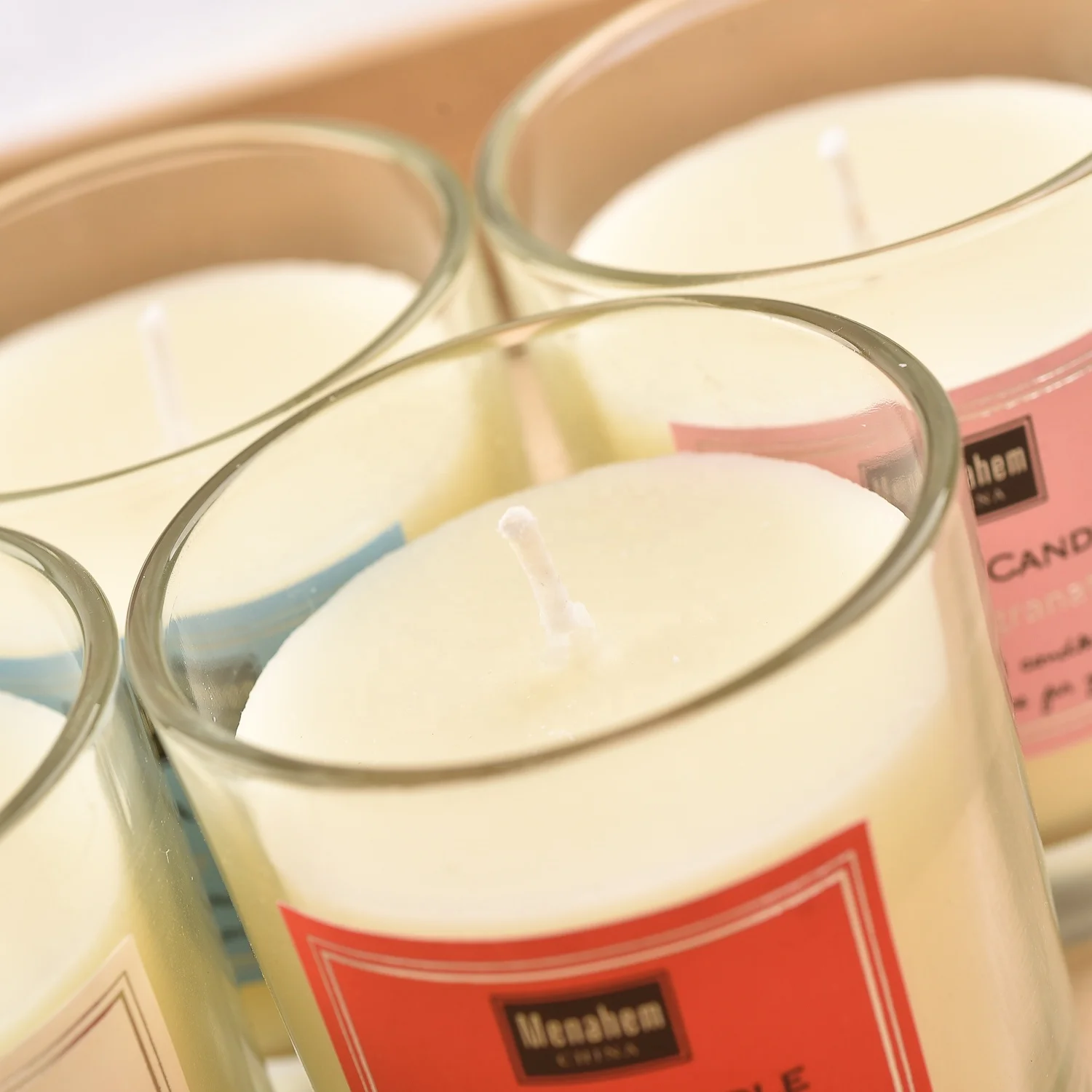 widely used luxury premium small 100% natural soy scented candles aromatherapy in glass jar