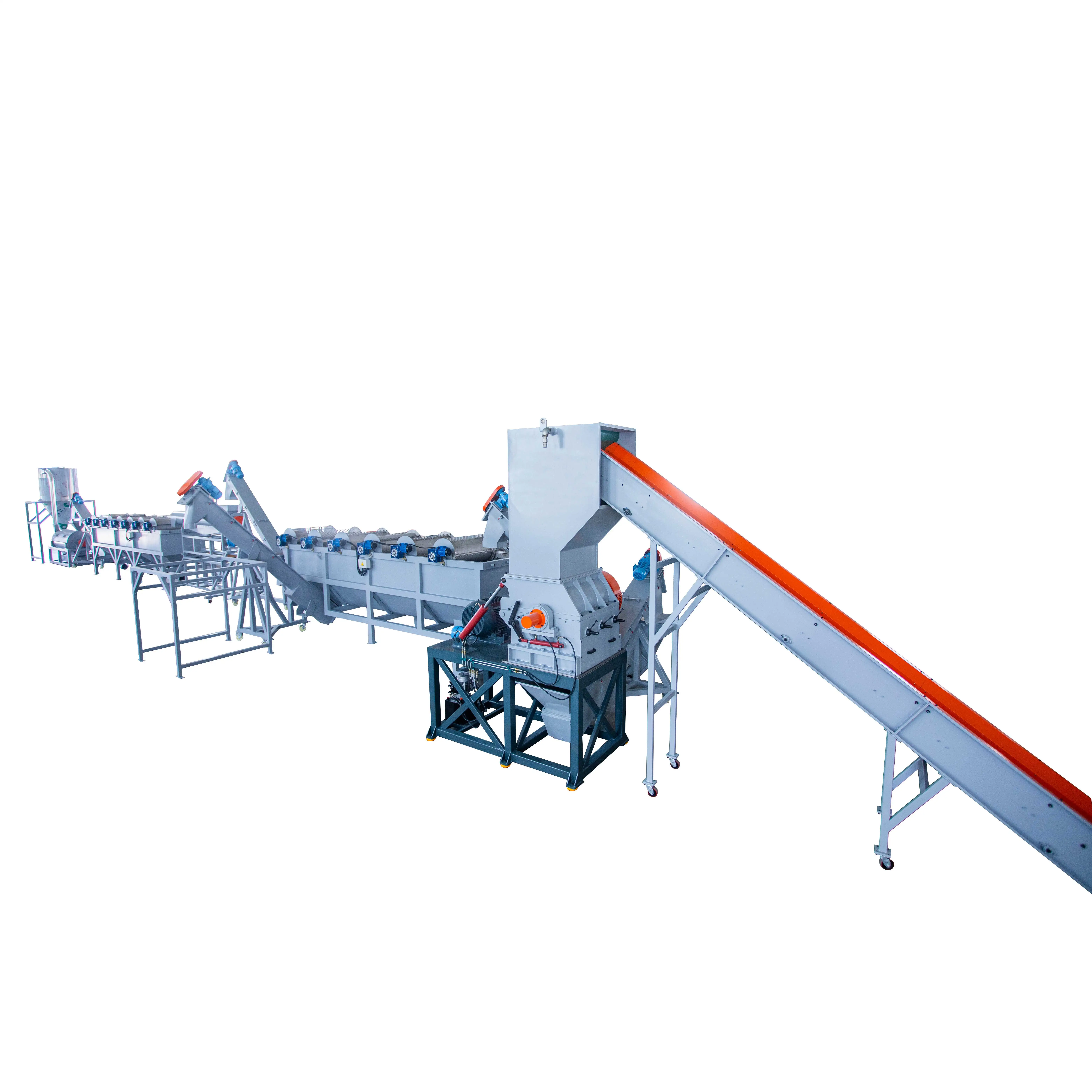 JWELL LDPE LLDPE BOPP Mulch Agriculture films washing cleaning films Plastic recycling machines