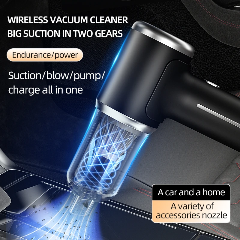Mini High Suction Brushless Multi-function Vacuum Cleaner Strong Dust Removal Household Portable Vacuum Cleaner For Household