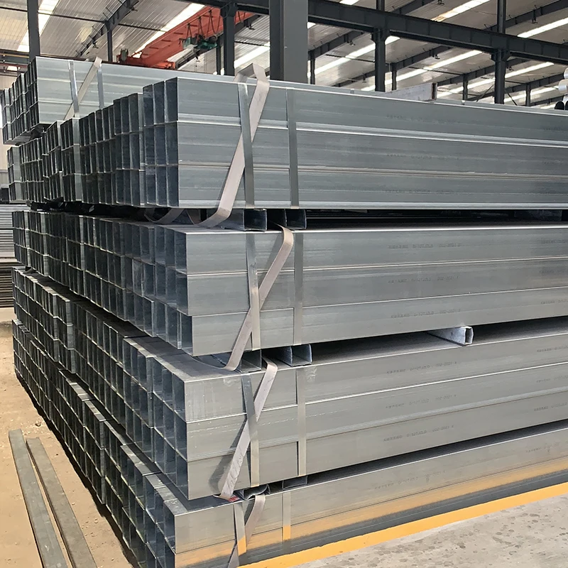 China Factory SHS RHS GI hot dip galvanized steel pipe