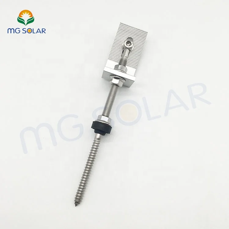 Best design Hanger Bolt with L Foot Mount Kit for Metal Roof mount system Corrugated Roof Stainless Steel Solar racking