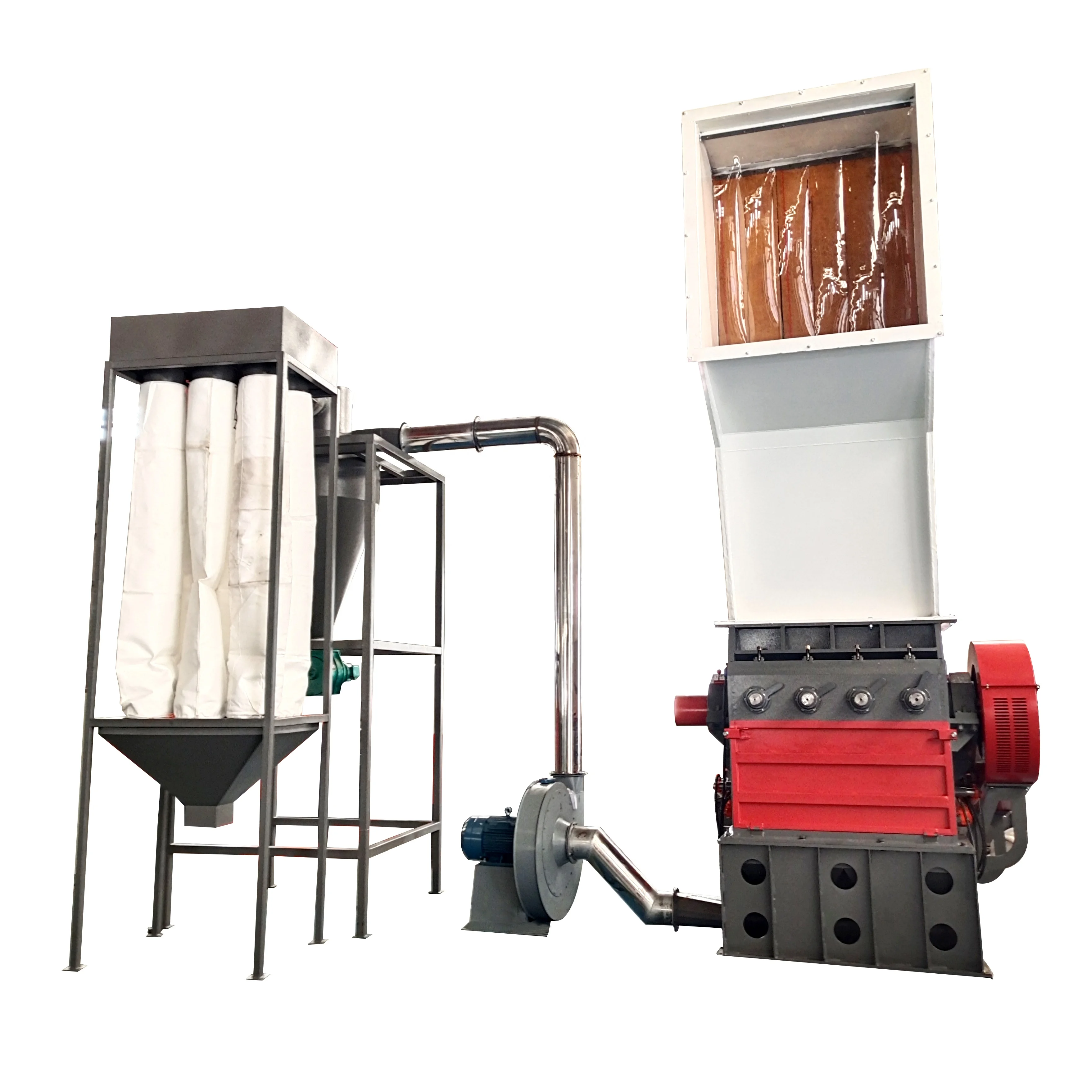 Factory Price Plastic Bottle Recycling Line Shredder Crushing Machines Single Shaft Industrial Shredder