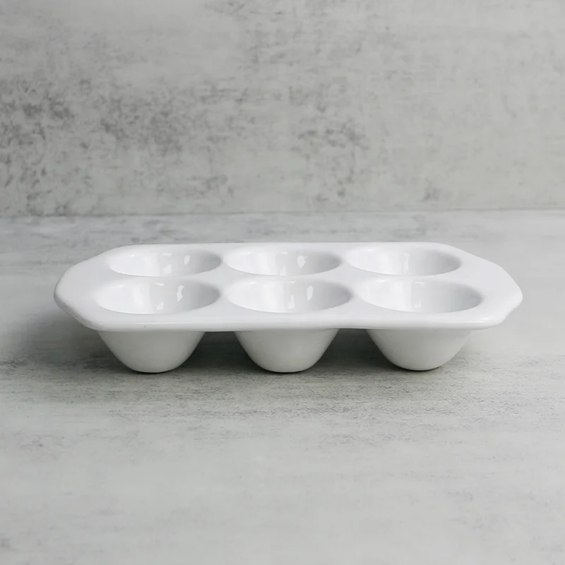 Sublimation Blanks Rooster Shape White Porcelain Egg Plates Breakfast Serving Plate Crockery Other Tableware