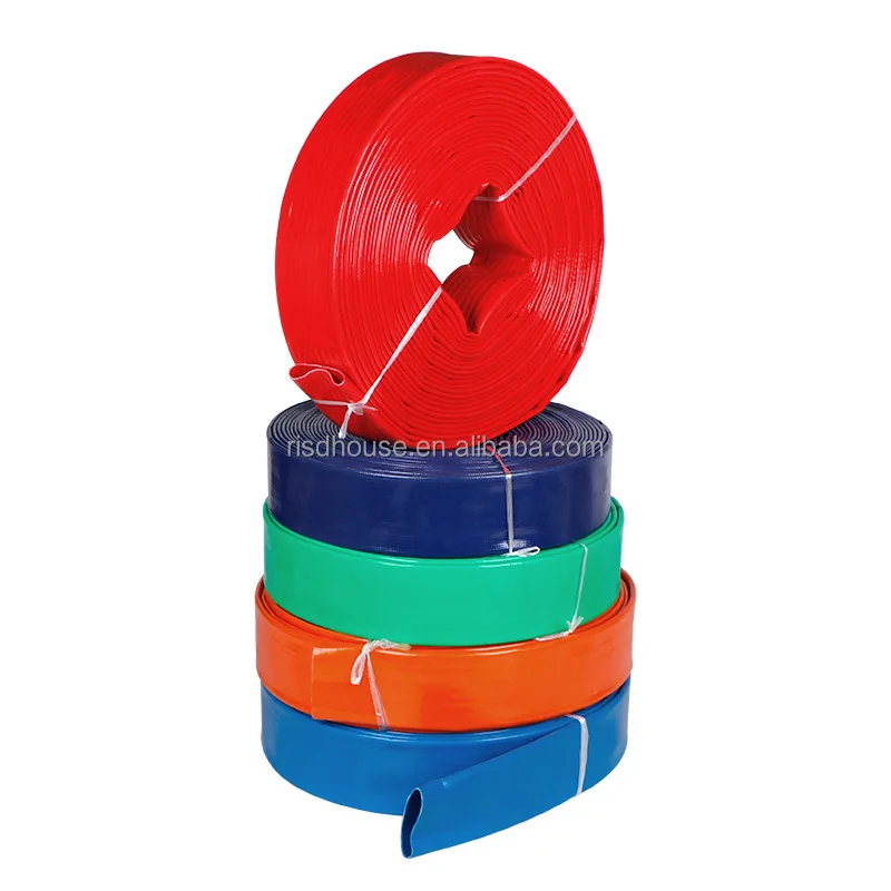 3 Inch Flexible Farm Drip Irrigation Agricultural Irrigation Pipe Layflat Water Hose Pipe Pvc Lay Flat Hose